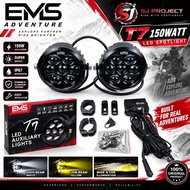 T7 EMS ADVENTURE LED Spotlight T7 180Watt Original High Premium Universal Motorcycle GOOD GOOD QUALI