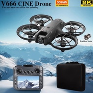 NEW V666 Mini Rc Drone with 8K HD Camera Helicopter 360° Flip Remote Control Quadcopter Children's T