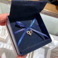 Japanese Eternal Love Necklace Classic Cookie Heart Clavicle Chain Love Half Diamond Gift Ahkah Hear