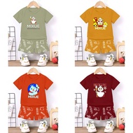 4pc suit for boys/girls, various mixue pictures, ages 0-5 years