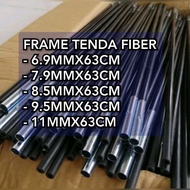 TENDA 6.9/7.9/8.5/9.5/11mm x 63cm Bestway Tent Fiber frame Capacity 2/4/6/tent Pole/ Tent frame/bigd
