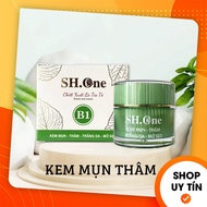 [Chính Hãng] Kem Face Mụn Thâm B1 SH One Màu Xanh