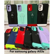 Samsung Galaxy A03s Case / Samsung Galaxy A03s Casing Standing Soft Case Camera Protector