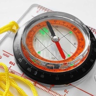 Komp Mistar Compass Navigation Compass Acrylic Compass Outdoor Hiking Ruler Map Map