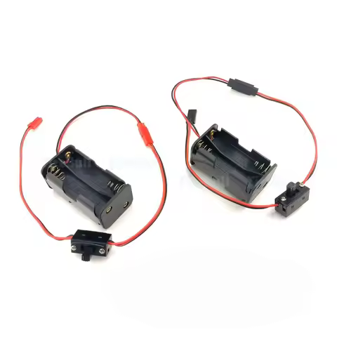 6V 4xAA Battery Holder Case Box On/Off Power Receiver Switch for HSP Traxxas Axial Tamiya Wltoys Him