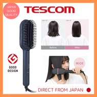 💛Negative ion straight brush iron💛TESCOM TESCOM TB550A-K [Straight brush iron elims me Sesame Black]