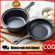 18cm Cast Iron Dutch Oven Pot with Skillet Lid Cooking Pan for Cooking Bread Baking