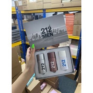 (ORI) C A R O L I N A H E R R E R A 2 1 2 MEN (3X30ML) 3IN1 SET