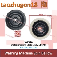 (12MM / 14MM) Toshiba Washing Machine 96MM Spin Bellow Black Rubber Mesin Basuh Hitam Getah VH-7200 