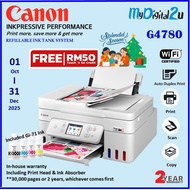 Canon PIXMA G4780 MegaTank Wireless All-In-One Printer(Print/Scan/Copy)