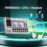 Bonkyo F999MAX + Headset+2 in 1 OTG cable New upgrade metal material F999MAX Sound Card Bluetooth Li