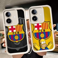 Soft Casing for OPPO A5 A79 A3X A3 A5i Pro A5X 5G White Q51 FC Barcelona