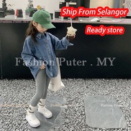 Kids Blouse Girl Demin Blouse Jeans Kids Jeans Coat