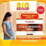 [DISCOUNT PHARMACY] [100% Japan Origin] Asolute CoQ10 ubiquinol 30S OR 60S