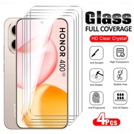 4Pcs Screen Protector Glass For Honor 400 5G Front Protective Tempered Glass Film Honor400 Honar Hon