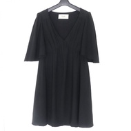 Excellent condition ◎ Authentic French-made CELINE 2R412865C Cap Sleeve Fluid Dress/One-Piece Black 
