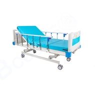 เตียงผู้ป่วย มือหมุน 3 ไก Bcos R03 ราวสไลด์
