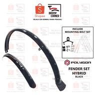 POLYGON FENDER SET HYBRID BICYCLE FENDER 700C