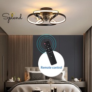 Nordic Bedroom Decor Led Lights for Room Ceiling Fan Light Lamp Restaurant Dining Room Ceiling Fans with Lights Remote Control