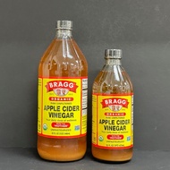 Bragg organic raw-unflitered Apple Cider Vinegar 473mL/946mL