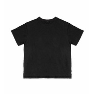Black Slub T-shirt 220gsm – Boxy Fit