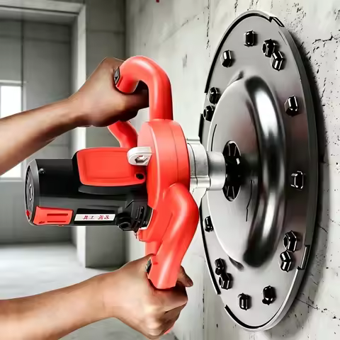 2880W 4880W Wall Smoothing Polishing Machine 220V 6 Speeds Electric Cement Mortar Trowel Concrete Le
