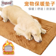 QM🏅Doremi Winter Pet Mat Thickened Warm Non-Slip Dog Cotton Cushion Jarre Aero Bull Golden Retriever Skin-Friendly Pet B