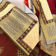 Sale! Songket Abu Gold 3 Negeri ORI