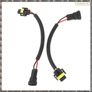 [L W H Y] 2Pcs 9006 To H11 H8 Headlight Fog Light Conversion Connector Wiring Harness Plug Cable Soc