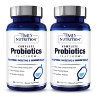 1MD Complete Probiotics Platinum | Supports Digestive Health | with Nourishing Prebiotics, 51 Billio