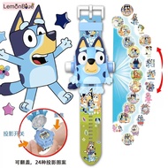 Cartoon Projection Kids Watch - Bluey Themed Electronic Toy for Children