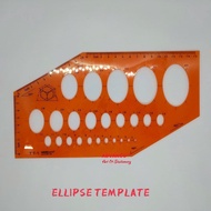 UNICORN-TT1/3005 ELLIPSE TEMPLATE - READY STOCK