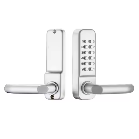 IP68 Waterproof Mechanical Password Number Single Latch Deadbolt Lock No Need Power For Outdoor Indo