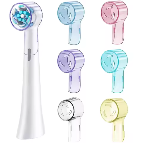 Toothbrush Dustproof Covers Caps Compatible with Braun Oral B Replacement Heads and iO Series Electr