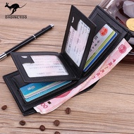 New Mens PU Wallet Short Multi-Card Position Lychee Pattern Driving License Money Clip Coin Card Hol