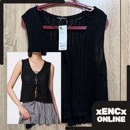 GU 60255N005A 8102 SIZE XL Womens Scacia Minute Gilet Outerwear 09 Black 100% Acrylic