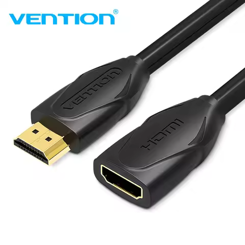 Vention HDMI Extension Cable male to female 1.5M/2M/3M/5M HDMI 4K 3D 1.4v HDMI Extended Cable for HD