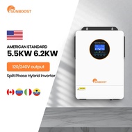 High quality Sunboost 5Kw 5.5Kw 6.2Kw Solar Inverters 3Kw 6Kw 12Kw 10Kw 8Kw 18Kw Solar Power Split P