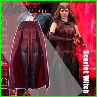 YB1 Wanda Vision Scarlet Witch Cosplay Costume Uniform for Women | Marvel Halloween Christmas