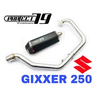Project79 Exhaust Suzuki Gixxer250 SF250 Ekzos Full System Stainless Steel Tabung Muffler Accessorie