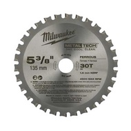 [特價]【Milwaukee 美沃奇】30T硬質合金鋸片135mm