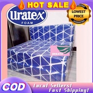 【COD/READY】 (URATEX) SINGLE SOFA BED (BLUE)