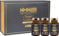 3瓶禮盒裝- 升級配方 黑金版NMN+PQQ+紫檀芪 60粒/瓶 （1盒3瓶）到期日: 2028年6月18日