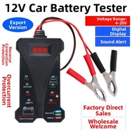 【ELECT】12V Digital Car Battery Tester, Voltmeter, Battery Load Tester Alternator Tester