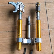 RAPIDO USD FORK 42MM Y15/LC135 FULLSET WITH T CLAMP FORGED(PRELOVED ITEM)