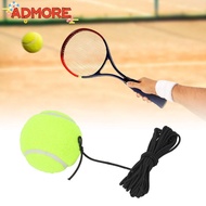 ADMORE Rebound Ball, Adjustable Rope Yellow Tennis Training Ball, Tennis Tether Ball Elastic String 
