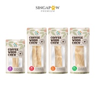 Singapaw Natural Coffee Wood Chew | Dog Chew | Dental Chew