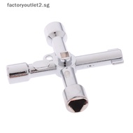 factoryoutlet2.sg 4 Way Utility Key for Electric Water Gas Meter Box Cupboard Cabinet Opening Key Hot