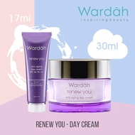 wardah renew you day cream/anti aging cream/jual produk wardah terlengkap dan termurah/wardah renew 