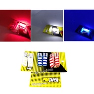 MATA Jelly Crystal T10 6 LED silent mode Jelly LED T10 6 eyes DC 12 VOLT Lampu LED Motor